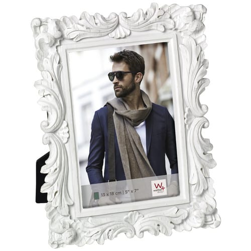 Walther Design Bilderrahmen »SAINT GERMAIN«, BxL: 21 x 25,6 cm, weiß, Kunststoff - weiss