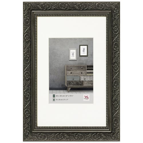 Walther Design Bilderrahmen »BAROCK«, BxL: 36,8 x 47 cm, grau, Holz