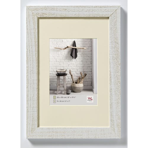Walther Design Bilderrahmen »HOME«, BxL: 55,1 x 75,1 cm, weiß, Holz - weiss