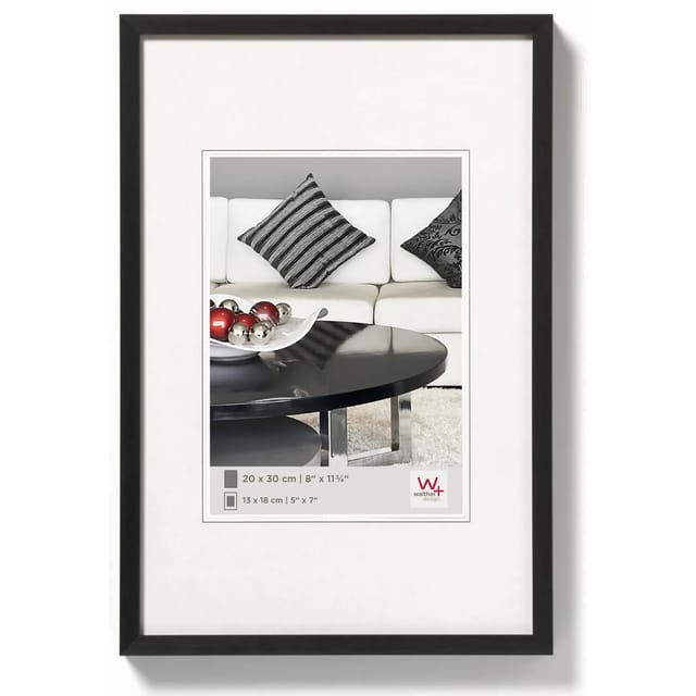 Walther Design Bilderrahmen »CHAIR«, BxL: 21,8 x 30,7 cm, Schwarz, Aluminium