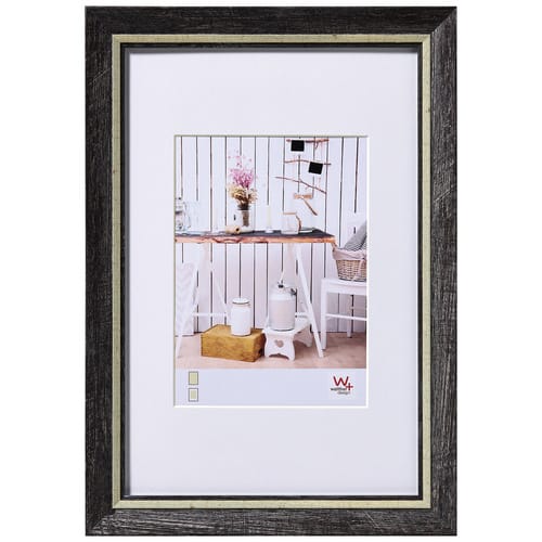 Walther Design Bilderrahmen »Chalet«, BxL: 22,5 x 32,5 cm, Schwarz, Kunststoff