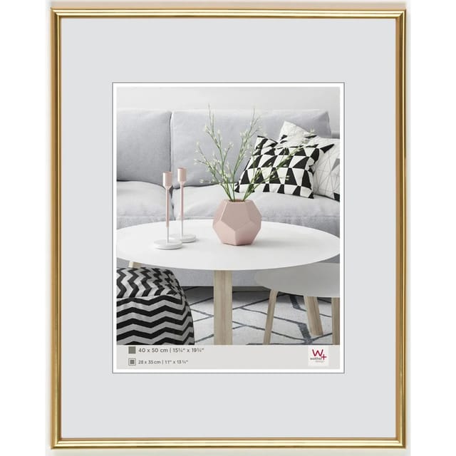 Walther Design Bilderrahmen »GALERIA«, BxL: 50,9 x 61,1 cm, goldfarben, Kunststoff