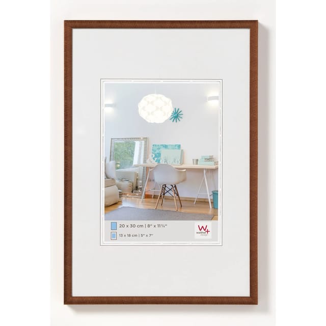 Walther Design Bilderrahmen »NEW LIFESTYLE«, BxL: 41 x 51,3 cm, braun, Kunststoff