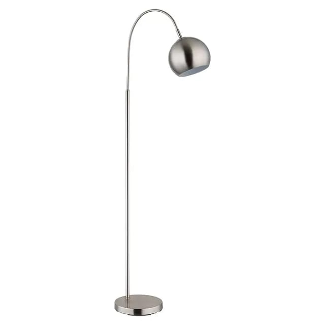 GLOBO LIGHTING Stehleuchte »BENNO«, Höhe: 150 cm, 60 W, Metall glänzend, verchromt - silberfarben