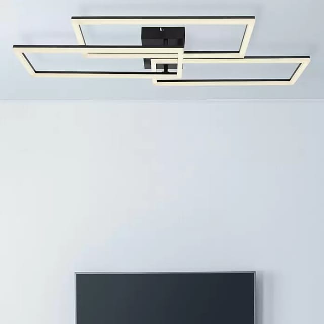 GLOBO LIGHTING Deckenleuchte, inkl. Leuchtmittel - schwarz