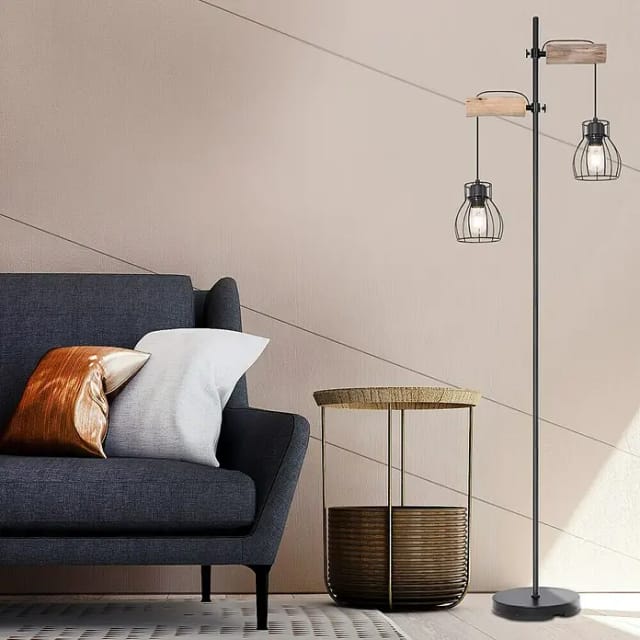 GLOBO LIGHTING Stehleuchte »MINA«, Höhe: 168 cm, 40 W, Metall matt, schwarz