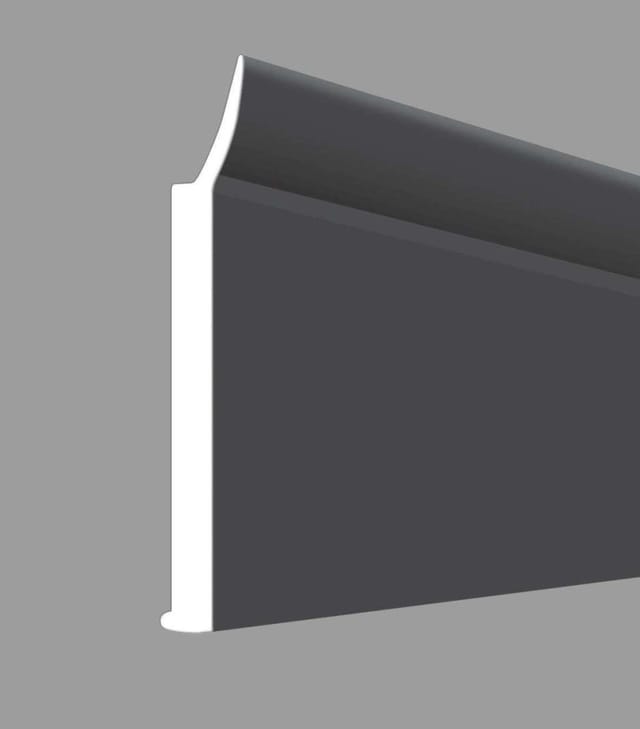 Meeth Flachprofil, Kunststoff (PVC) - silberfarben