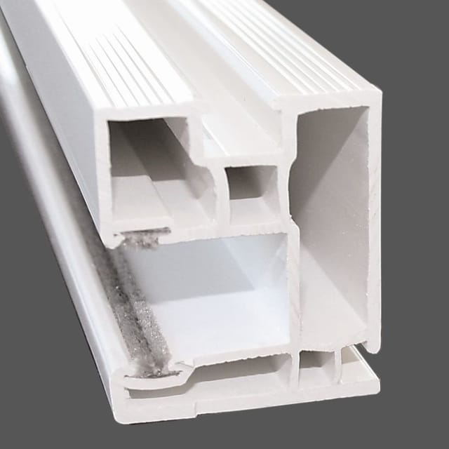 Meeth Rollladenführung, Kunststoff (PVC) - weiss