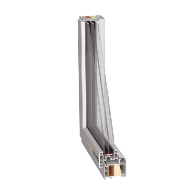 Meeth Wohnraumfenster »76/3 «, BxH: 90 x 100 cm, 1-flügelig, Dreh-Kipp - weiss