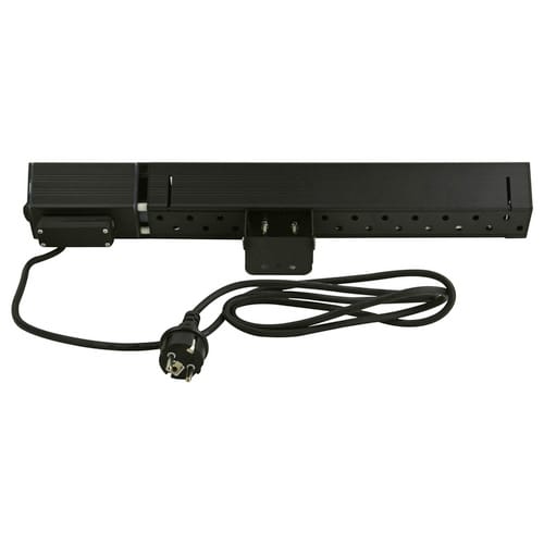 Heizstrahler, BxH: 54 x 9,5 cm, max. Heizleistung: 1,5 W - schwarz