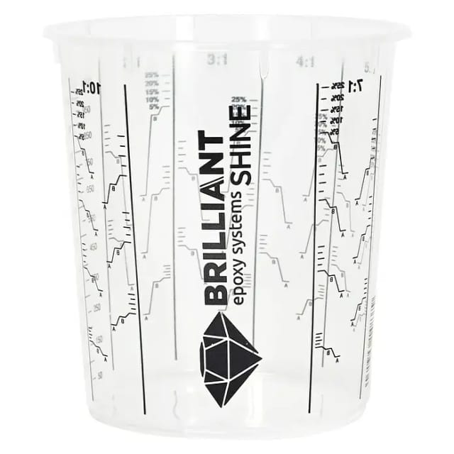 BRILLIANTShine Mischbecher, 1300 ml - transparent