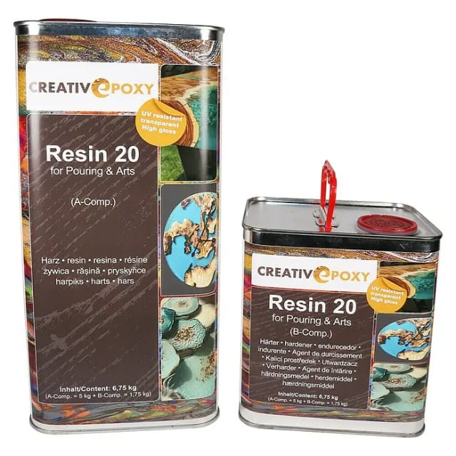 CREATIVePOXY Design-Gießharz, 6750 g - transparent