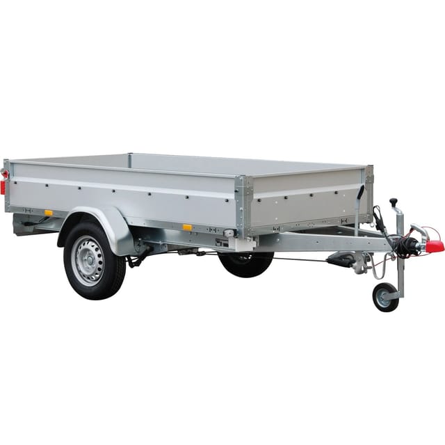STEMA PKW-Anhänger »BASIC ST 1300«, BxL: 128 cm x 251 cm, max. Nutzlast 1030 kg - silberfarben