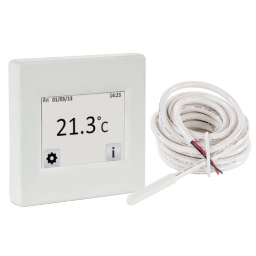 Vitalheizung Raumthermostat, weiß, BxHxL: 9,2 x 1,8 x 9,2 cm, für Infrarotheizung HVH - weiss