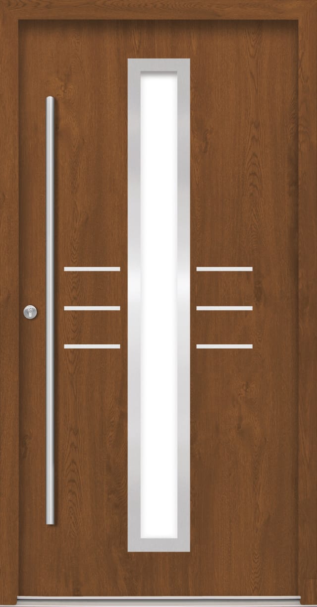 Splendoor Haustür »OMIS Prime«, Aluminium, in golden oak - braun