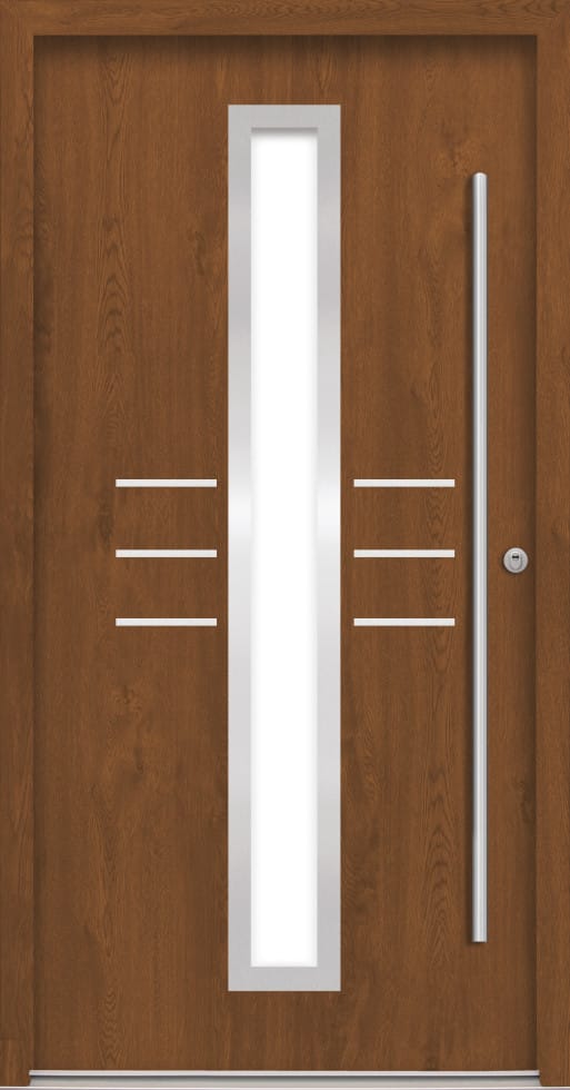 Splendoor Sicherheitshaustür »OMIS Prime RC2«, Aluminium, in golden oak - braun