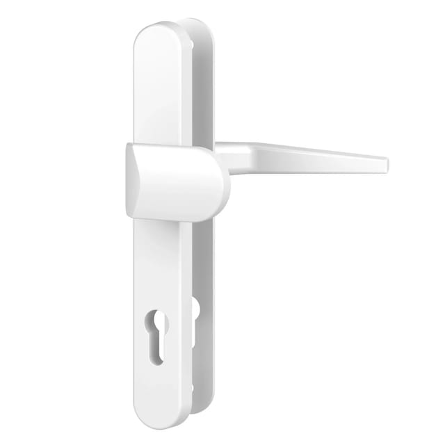 BASI Türbeschlag, aluminium, weiß - weiss