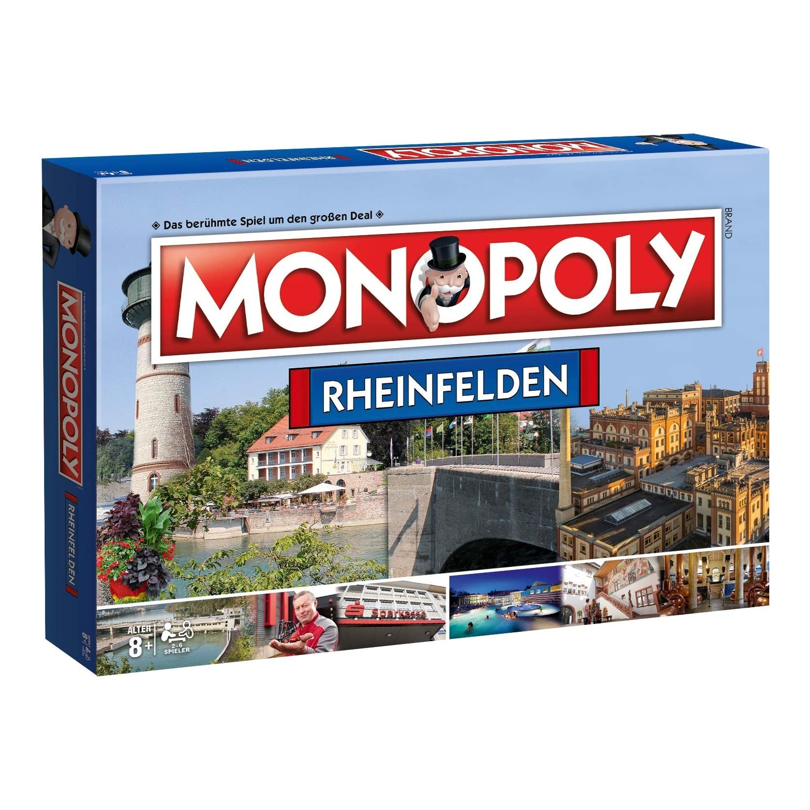 Monopoly Rheinfelden Stadt City Edition Gesellschaftsspiel Brettspiel Spiel