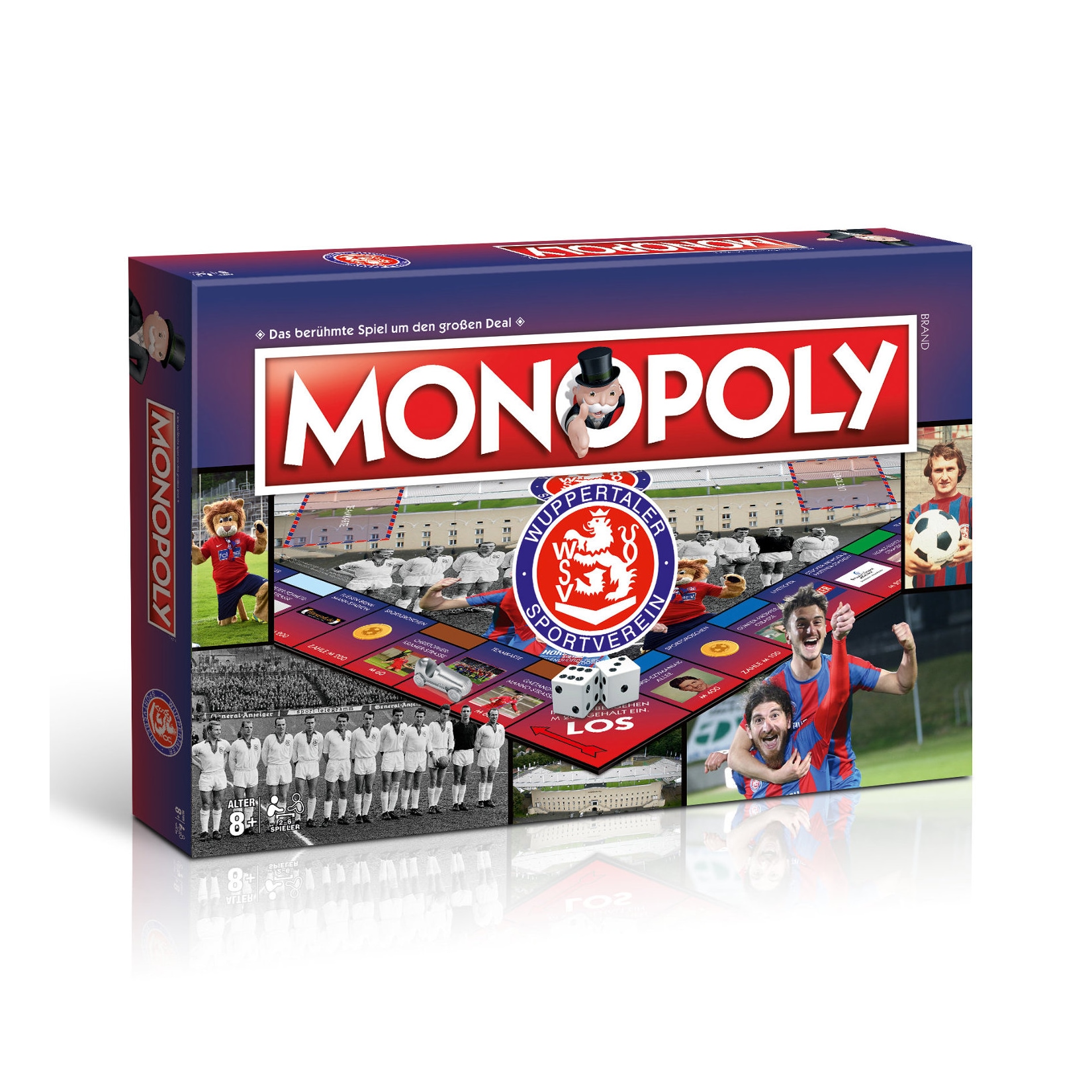 Monopoly Wuppertaler SV WSV Fußball Spiel Gesellschaftsspiel Brettspiel