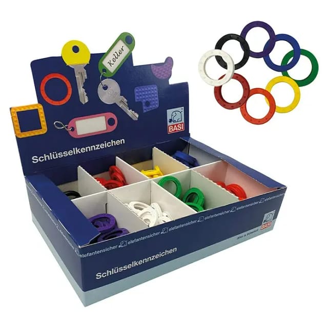 BASI Schlüsselring, Kunststoff, Standard Extra Groß