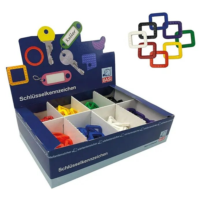BASI Schlüsselring, Kunststoff, Standard