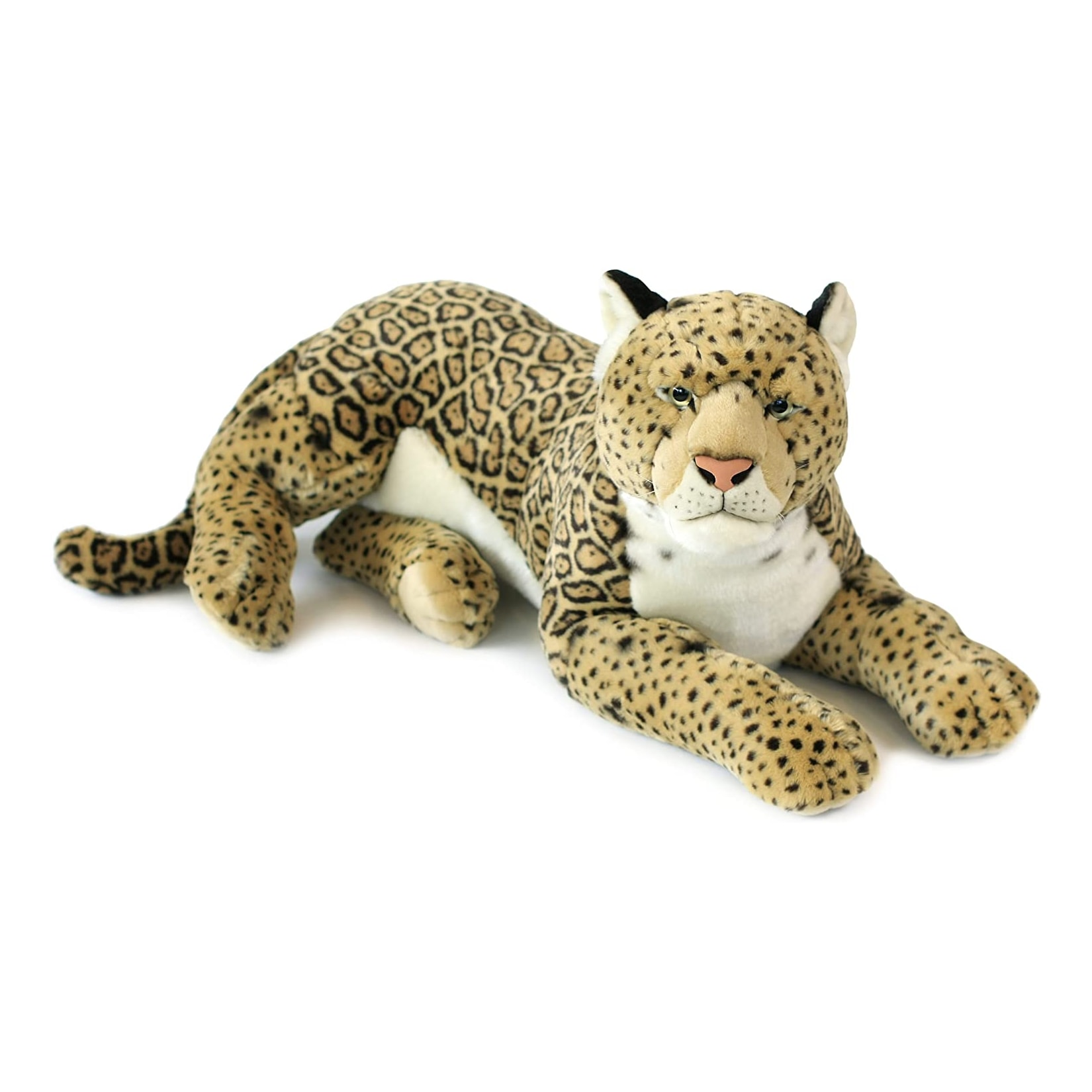 ACP Plüschtier Jaguar (liegend, 81cm) lebensecht Kuscheltier Stofftier Plüschfigur Riesenplüsch