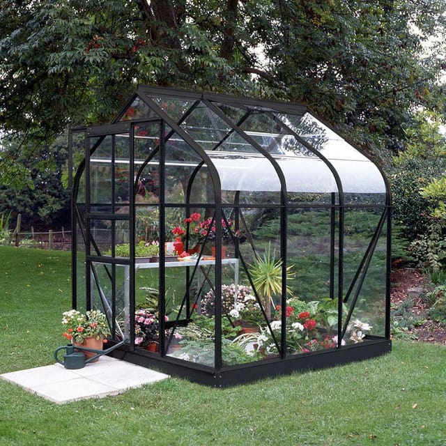 VITAVIA Gewächshaus »Orion«, B x L x H: 201,5 x 195 x 231 cm - schwarz