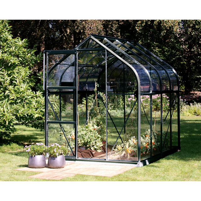 VITAVIA Gewächshaus »Orion«, B x L x H: 201,5 x 257 x 231 cm - schwarz
