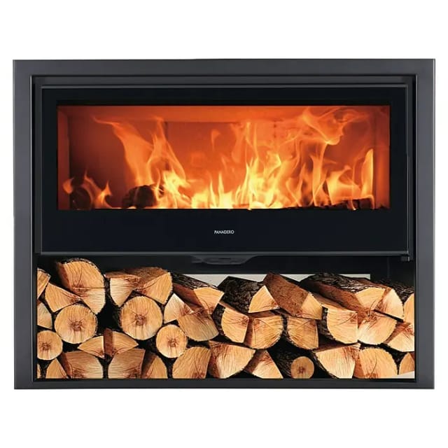 PANADERO Kaminofen »Allegro«, schwarzmetallic, Stahl, 8,9 kW