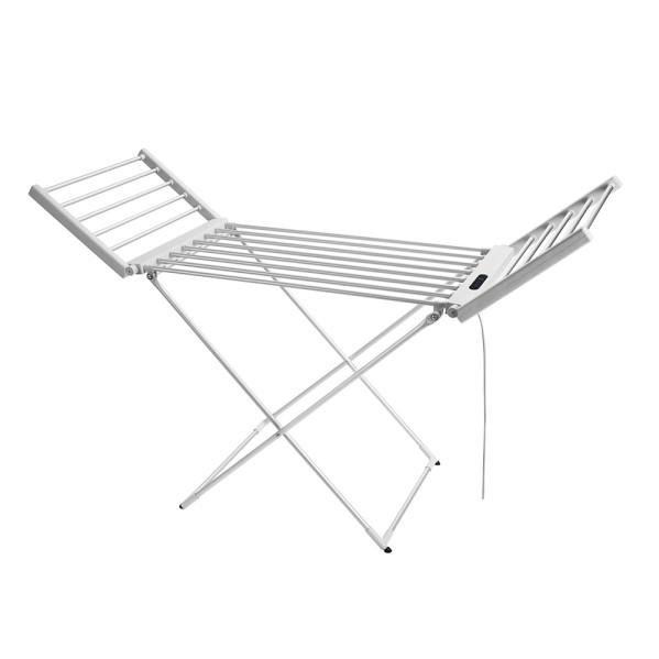 Abrila - Silvestre - Klappbarer Elektro-wäscheständer 260w Aluminium Timer Control De Temperatur Cable 1,2m 93x147x52,5 Cm
