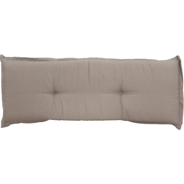 MADISON Bankauflage »Panama«, für 3er Bank, braun, BxL: 48 x 140 cm - grau