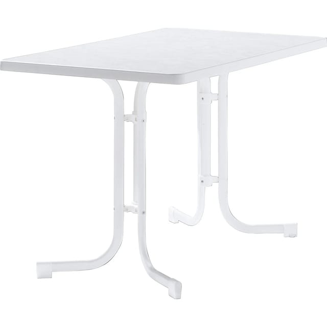 SIEGER Klapptisch »Boulevard«, BxHxT: 115 x 72 x 70 cm, Tischplatte: Mecalit-pro - weiss