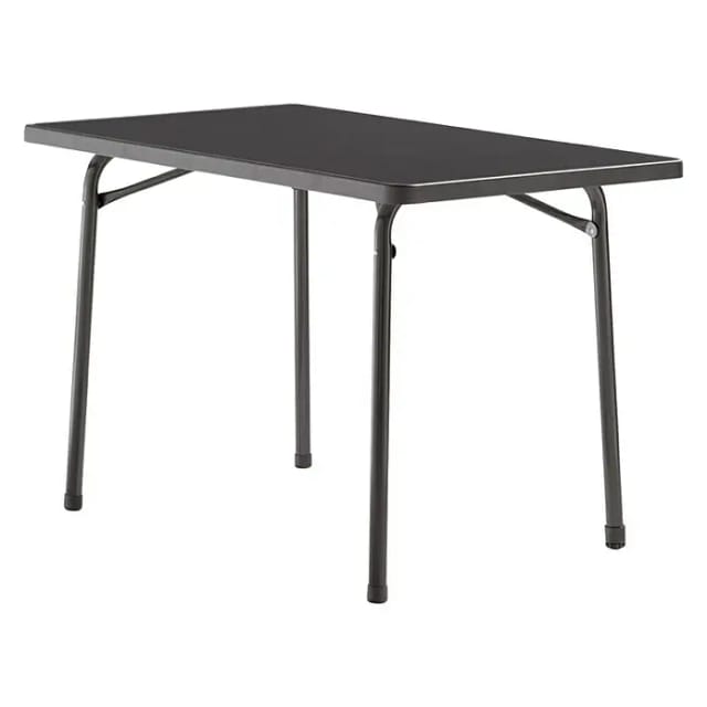 SIEGER Gartentisch, BxHxL: 70 x 72 x 115 cm, Tischplatte: Mecalit-pro - grau