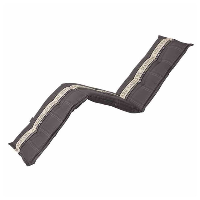 MADISON Relaxauflage »Madison Garden«, grau, Schriftzug, BxL: 50 x 170 cm