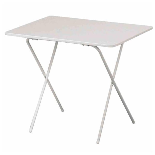 MFG FREIZEITMÖBEL Gartentisch, mit Alcotop-Tischplatte, BxTxH: 80 x 60 x 64 cm - weiss