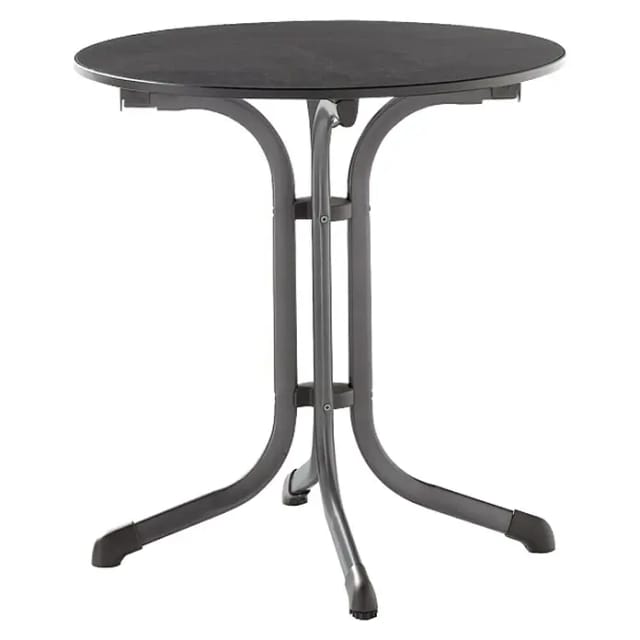 SIEGER Klapptisch, BxHxL: 68 x 72 x 68 cm, Tischplatte: Vivodur - grau