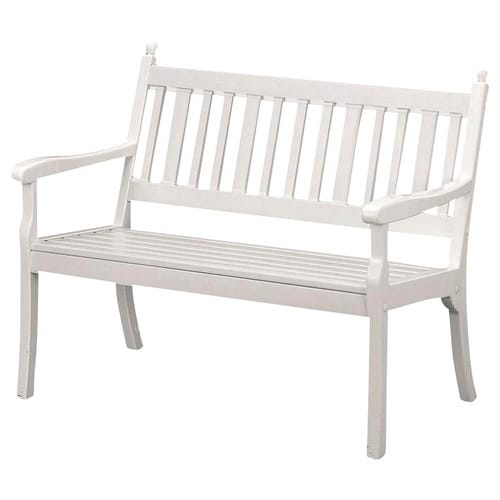 BLOME Gartenbank »Hohenzollern«, Kunststoff, 2-Sitzer, BxHxT: 115 x 88 x 69 cm - weiss