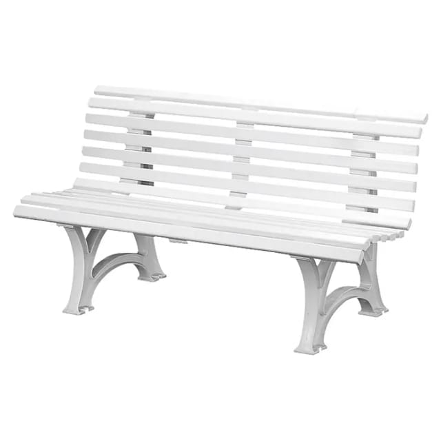 BLOME Gartenbank »Helgoland«, Kunststoff, 3-Sitzer, BxHxT: 150 x 80 x 64 cm - weiss