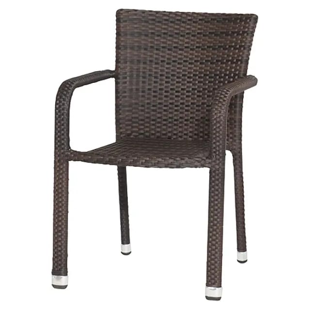 GARDAMO Stapelsessel »Minas«, Rattan, BxHxT: 60 x 83 x 56 cm - braun