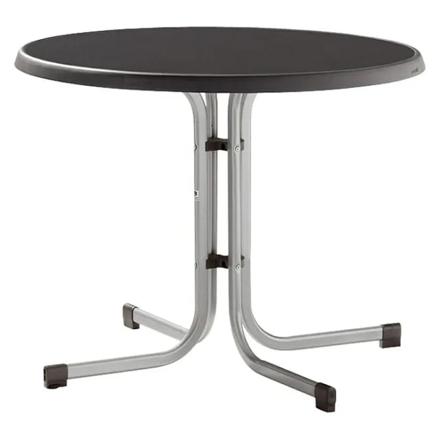 SIEGER Klapptisch »Boulevard«, BxHxT: 86 x 72 x 86 cm, Tischplatte: Mecalit-pro - grau