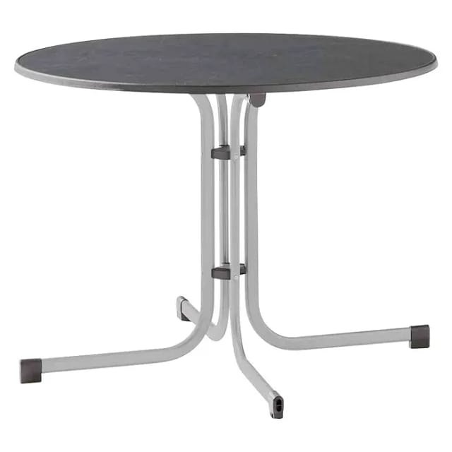 SIEGER Klapptisch »Boulevard«, BxHxT: 100 x 72 x 100 cm, Tischplatte: Mecalit-pro - grau