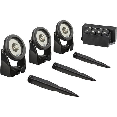 OASE LED-Scheinwerfer »LunAqua Power LED Set 3«, 16 W, Kunststoff, schwarz
