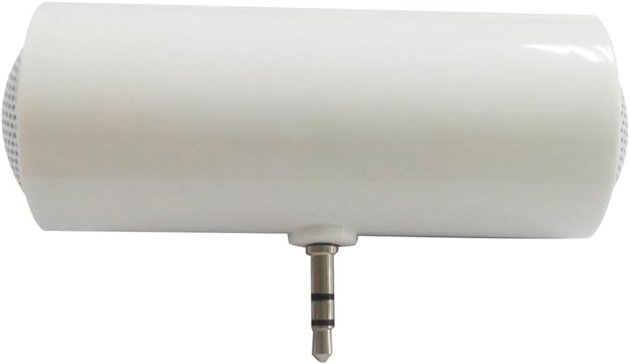 Mini-lautsprecher (3,5 Mm), Tragbarer Mini-verstärker, Plug & Play Für Mobiltelefone Und Tablets, Weiß