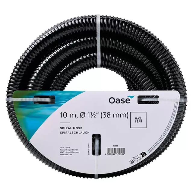 OASE Spiralschlauch, Länge: 10 m - schwarz