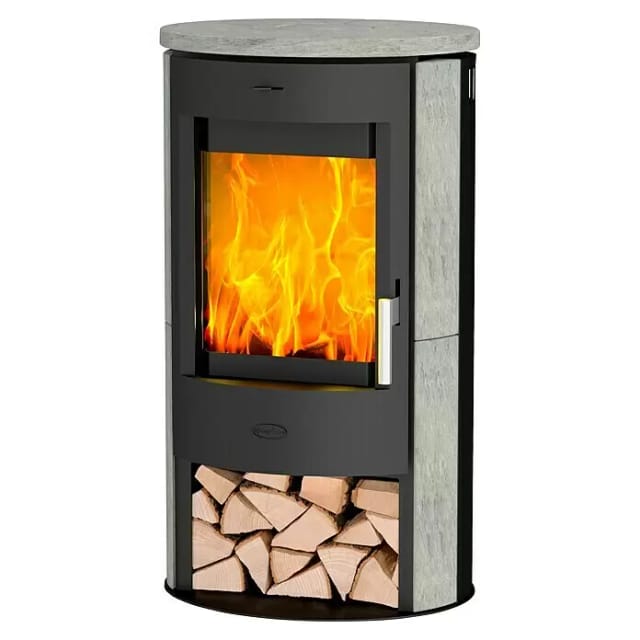 FIREPLACE Kaminofen »Zaria«, schwarz/grau, Speckstein, 6 kW