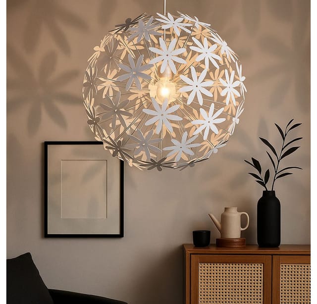 GLOBO LIGHTING Hängeleuchte »STELLA«, E27, ohne Leuchtmittel - weiss