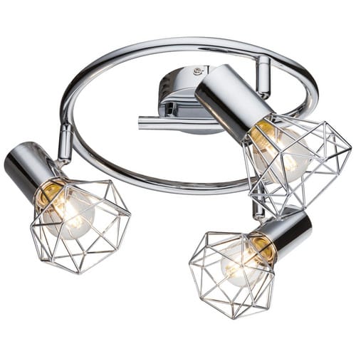 GLOBO LIGHTING Deckenleuchte »XARA I«, E14, ohne Leuchtmittel - grau