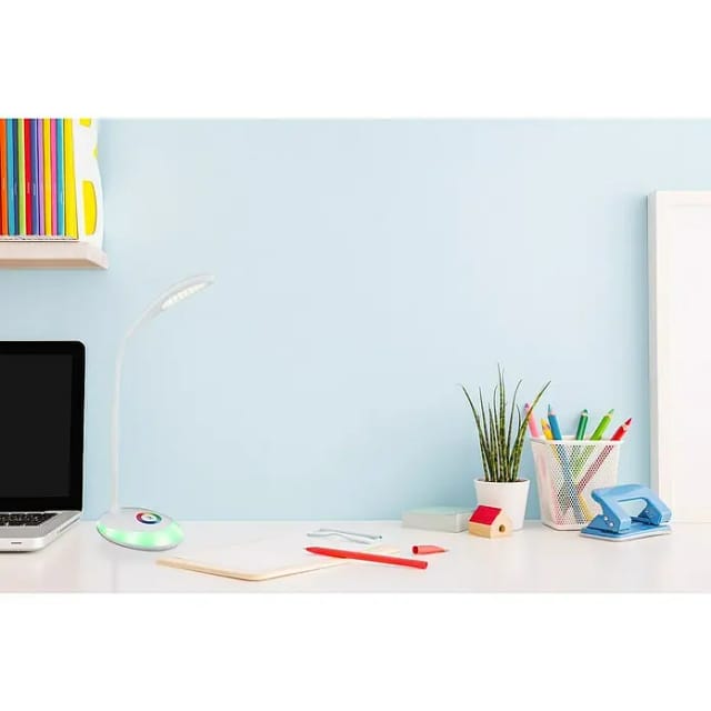 GLOBO LIGHTING Tischleuchte »MINEA«, Höhe: 48 cm, 3 W, Kunststoff matt, weiß - weiss