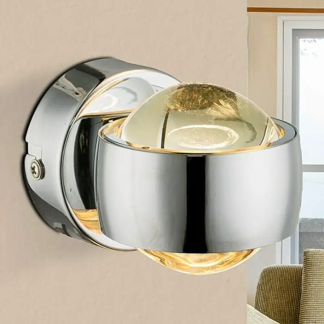 GLOBO LIGHTING LED-Wandleuchte »RANDI«, inkl. Leuchtmittel in warmweiß - grau