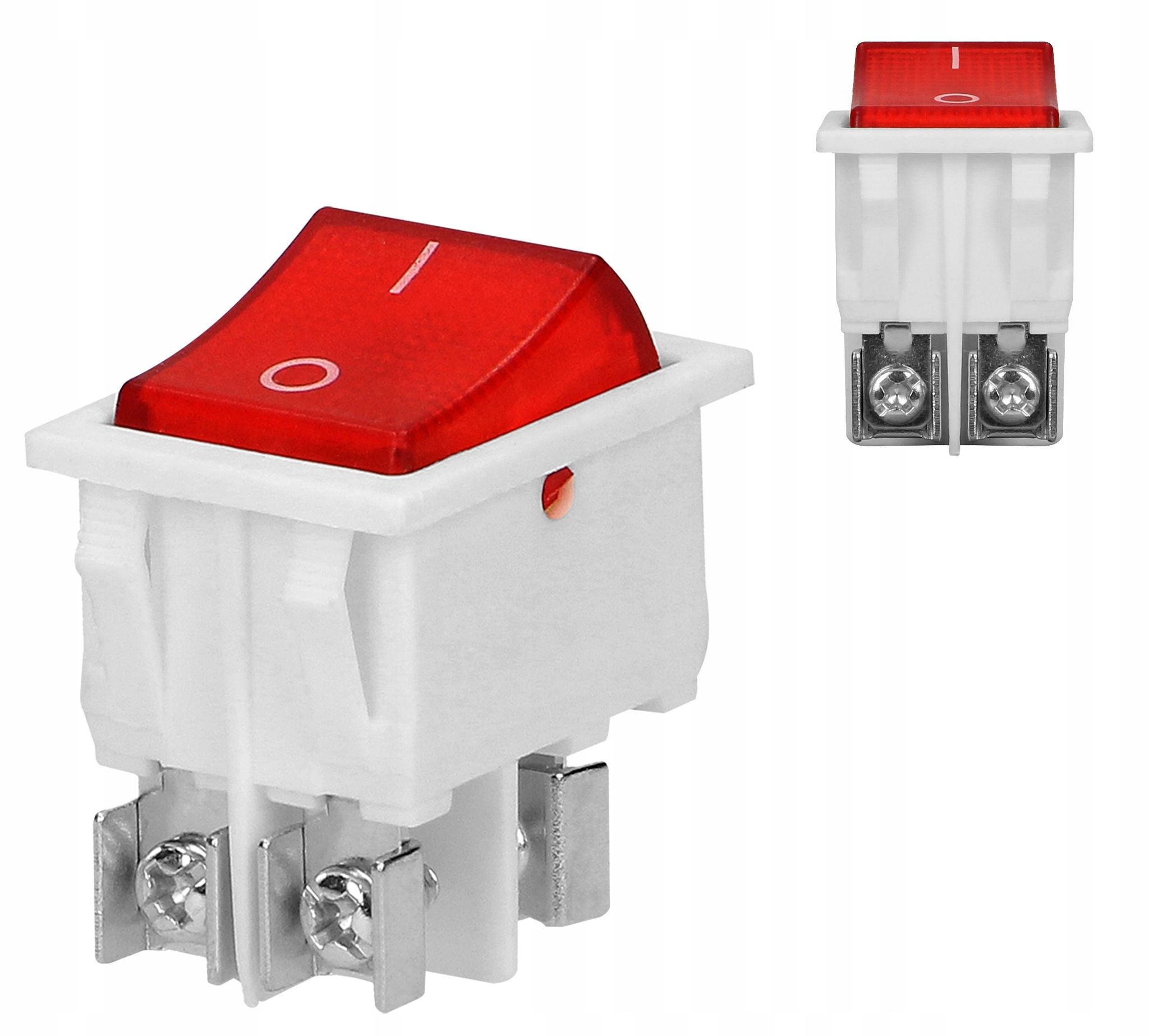 Wippschalter Lkdc-2n2 - 230v 16a - Weiß - Beleuchtet - Praktisch Und Modern
